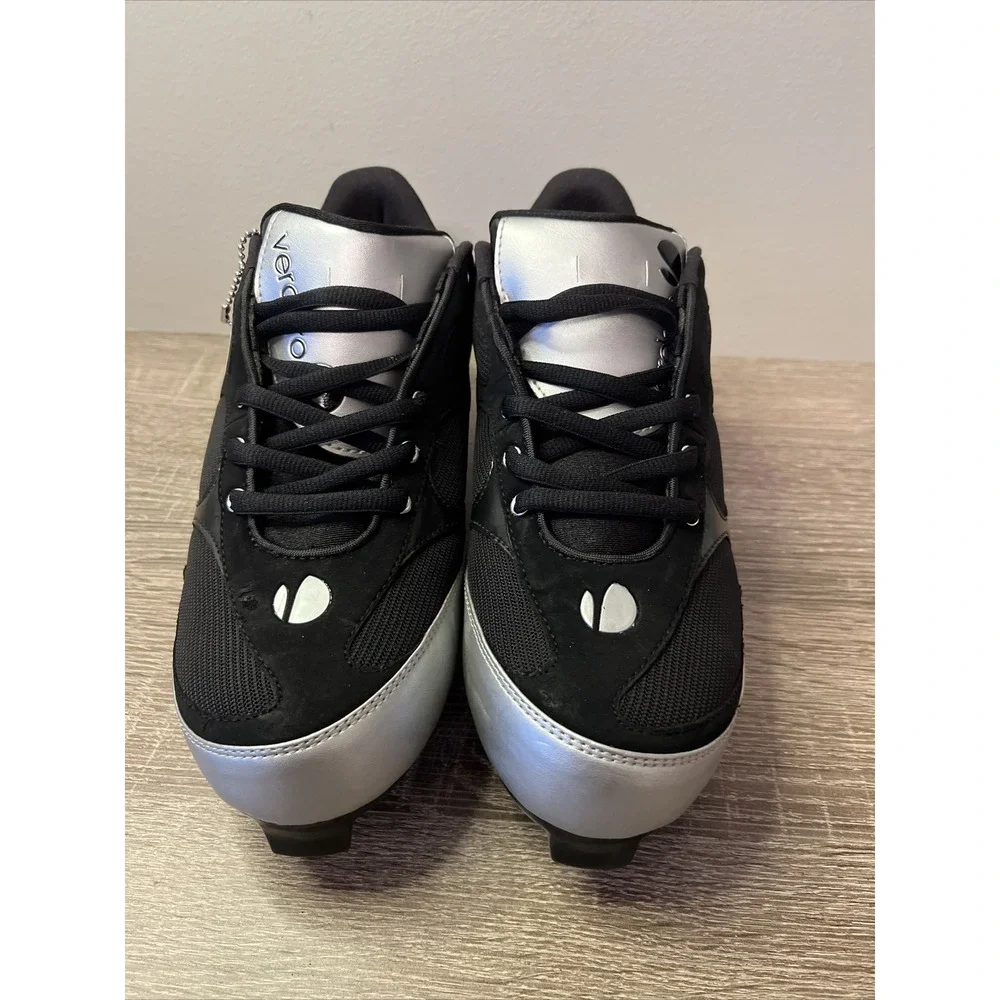 Verdero‎ Metal Sports Black Cleats Men Boys Size 7.5 New No Box! Baseball